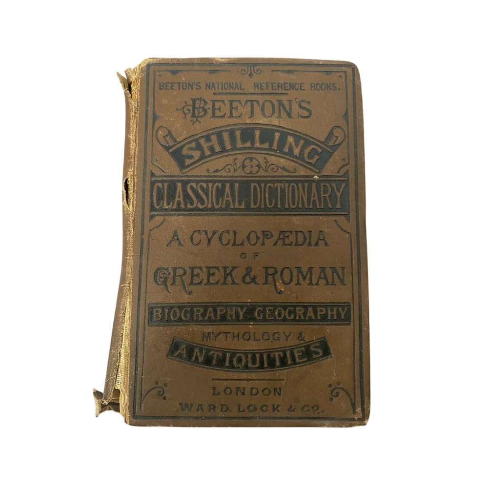 Antique Beeton's Shilling Classical Dictionary Greek & Roman Biography Geography